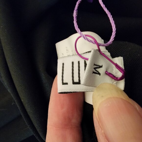 Nikki Lund Dida Funnel Neck Cocktail Dress NWT Black Med - Picture 12 of 12